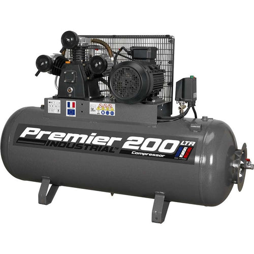 200 Litre Belt Drive Compressor